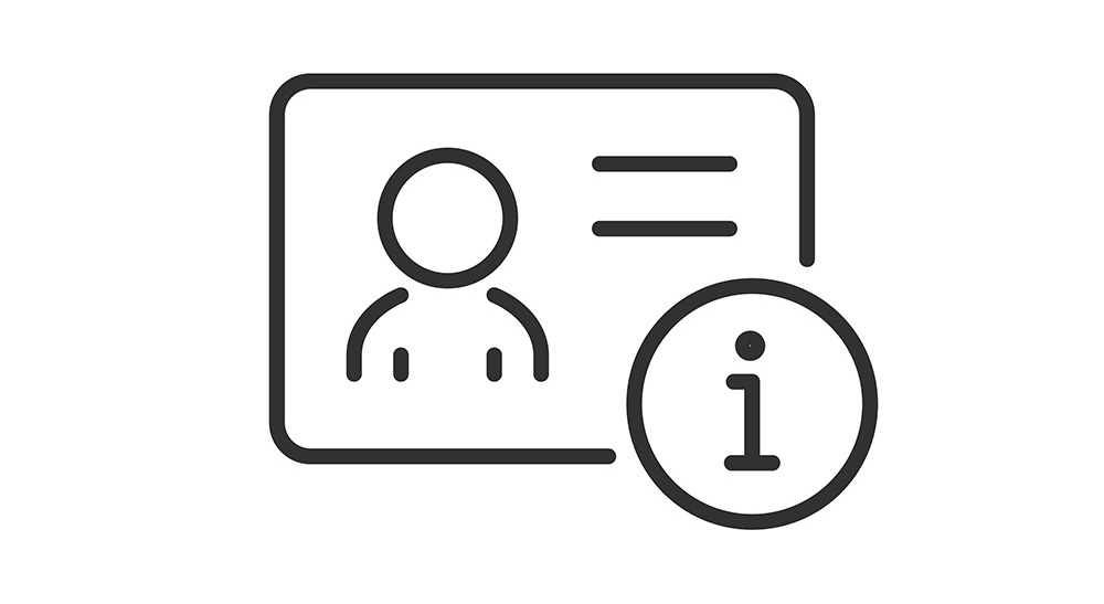 personal information icons