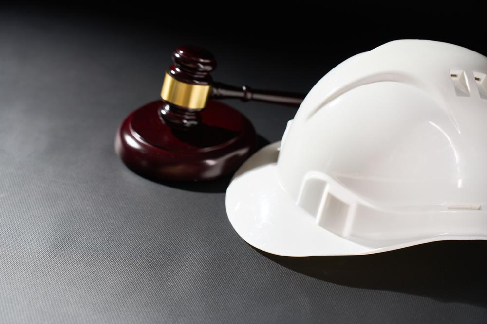gavel and hard hat